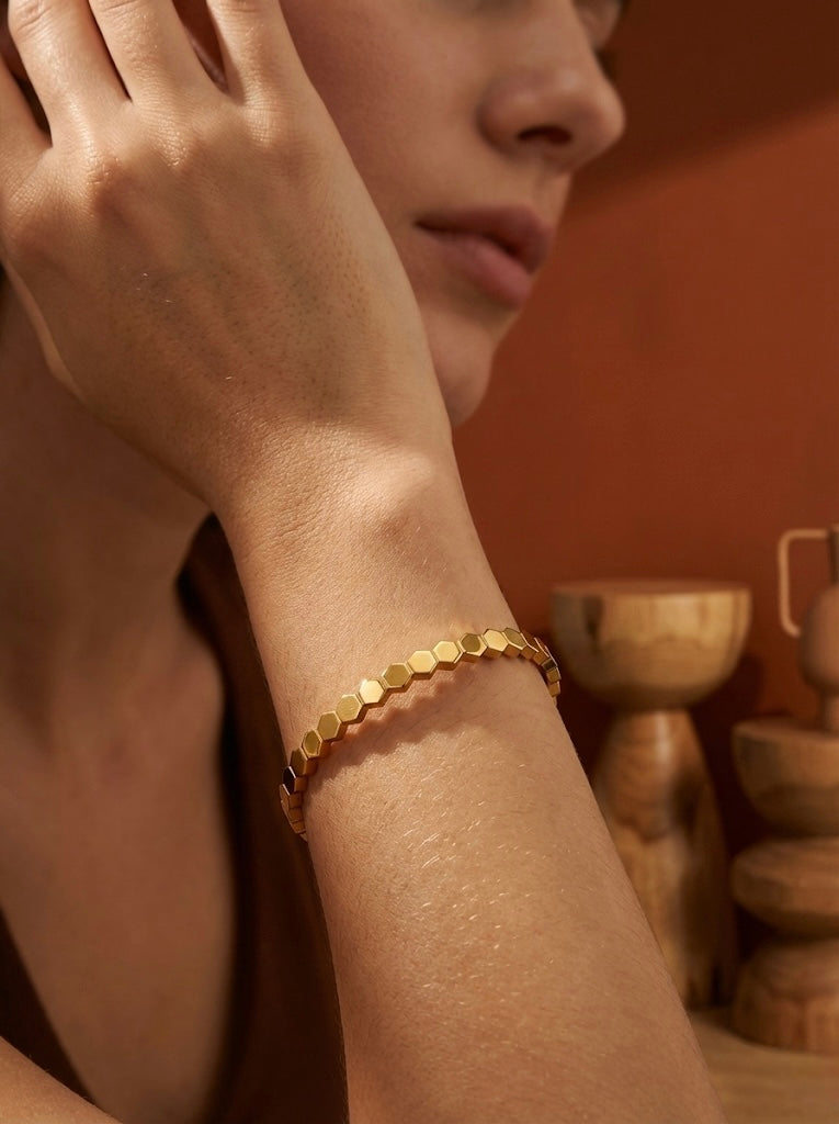 Honeycomb bracelet
